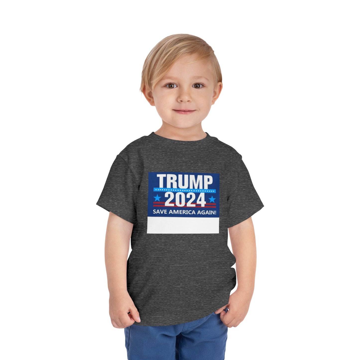 Trump 2024 Camiseta de manga corta para niños pequeños 