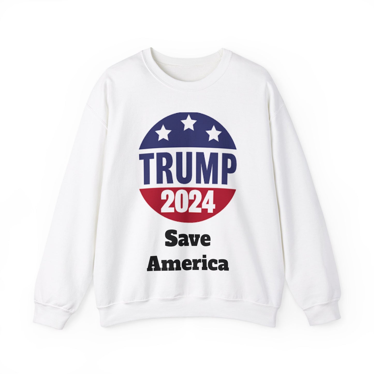 Sudadera con cuello redondo Trump 2024