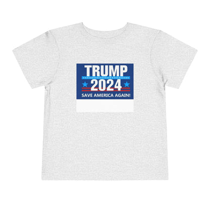 Trump 2024 Camiseta de manga corta para niños pequeños 