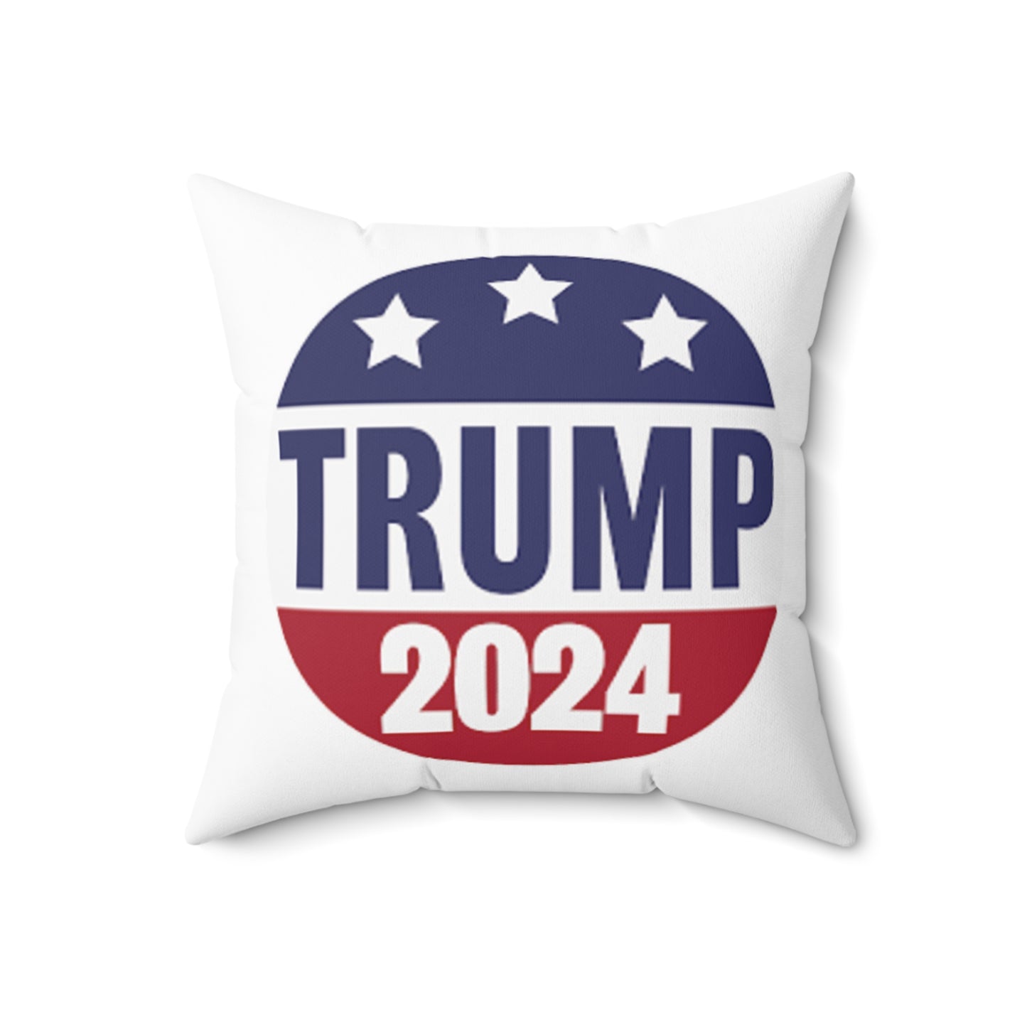 Almohada Trump cuadrada de poliéster hilado