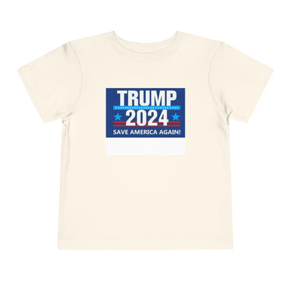 Trump 2024 Camiseta de manga corta para niños pequeños 