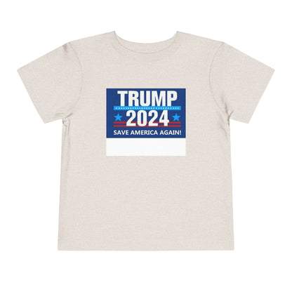 Trump 2024 Camiseta de manga corta para niños pequeños 