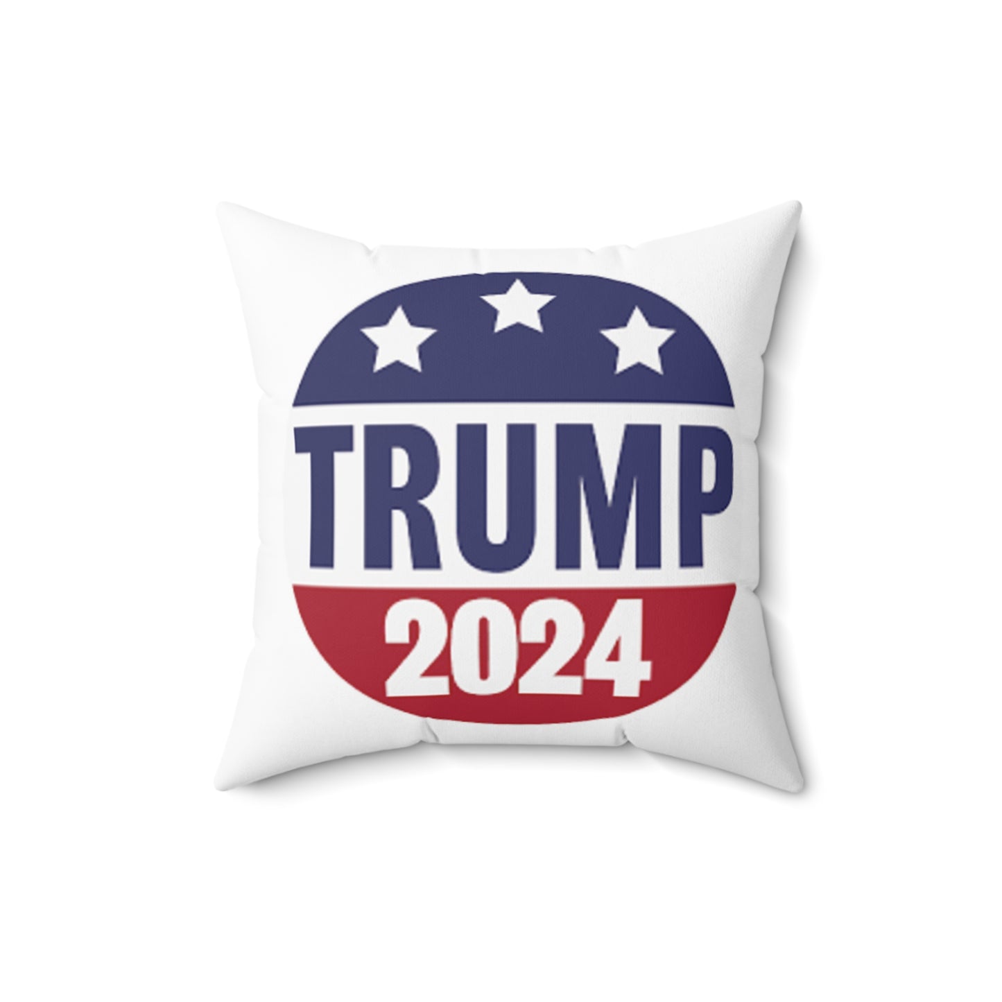 Almohada Trump cuadrada de poliéster hilado