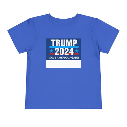 Trump 2024 Camiseta de manga corta para niños pequeños 