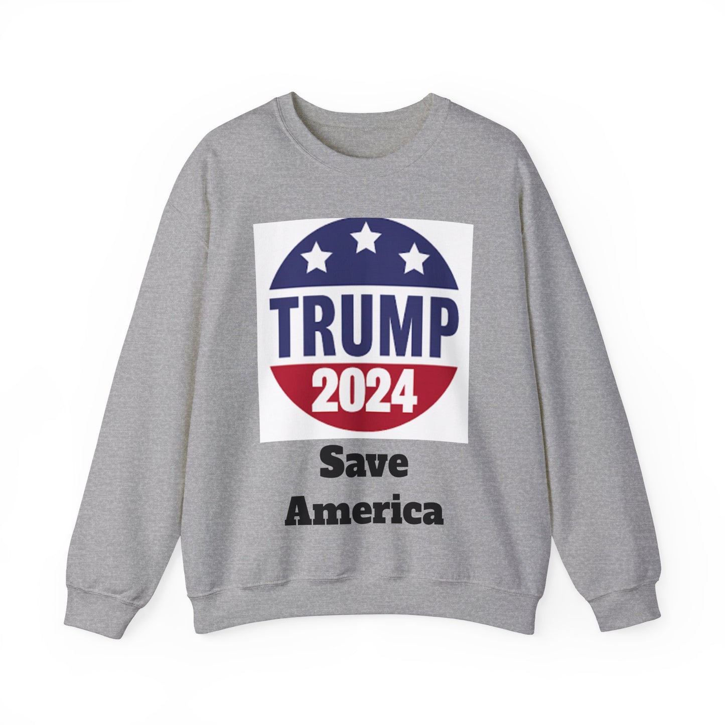 Sudadera con cuello redondo Trump 2024