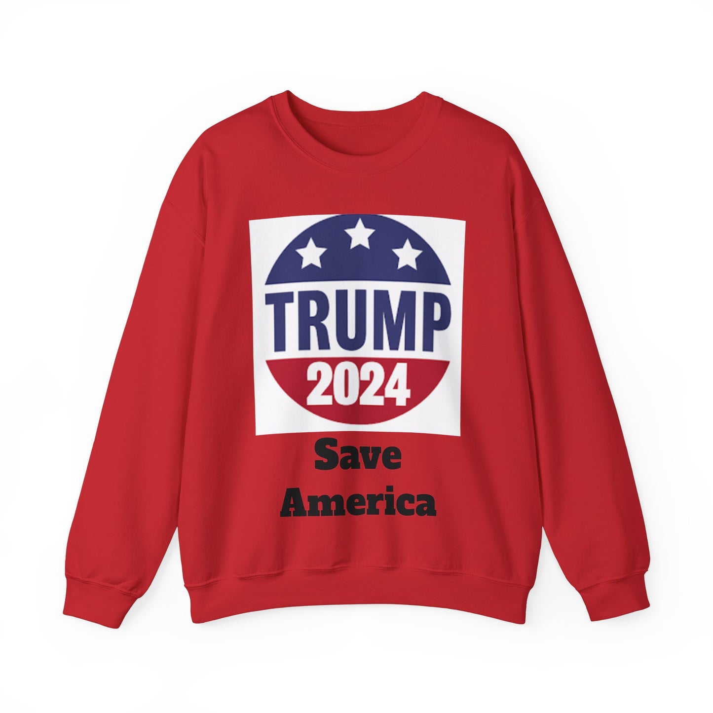 Sudadera con cuello redondo Trump 2024