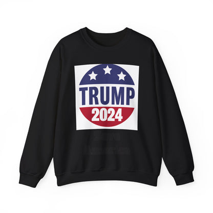 Sudadera con cuello redondo Trump 2024