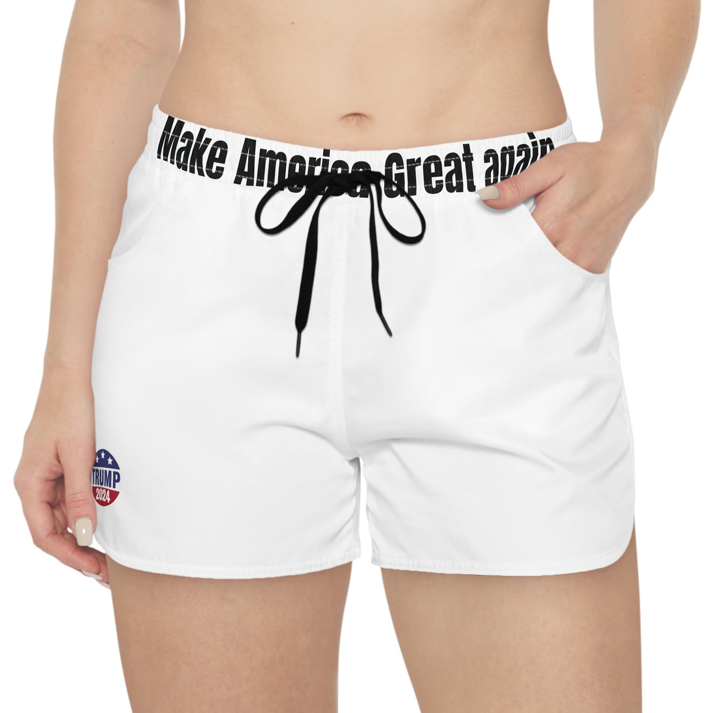 Pantalones cortos casuales Trump para mujer 