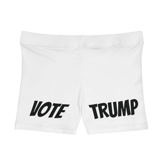 Pantalones cortos de mujer con temática de Trump