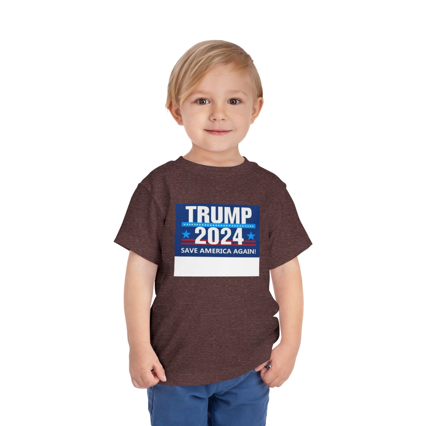 Trump 2024 Camiseta de manga corta para niños pequeños 