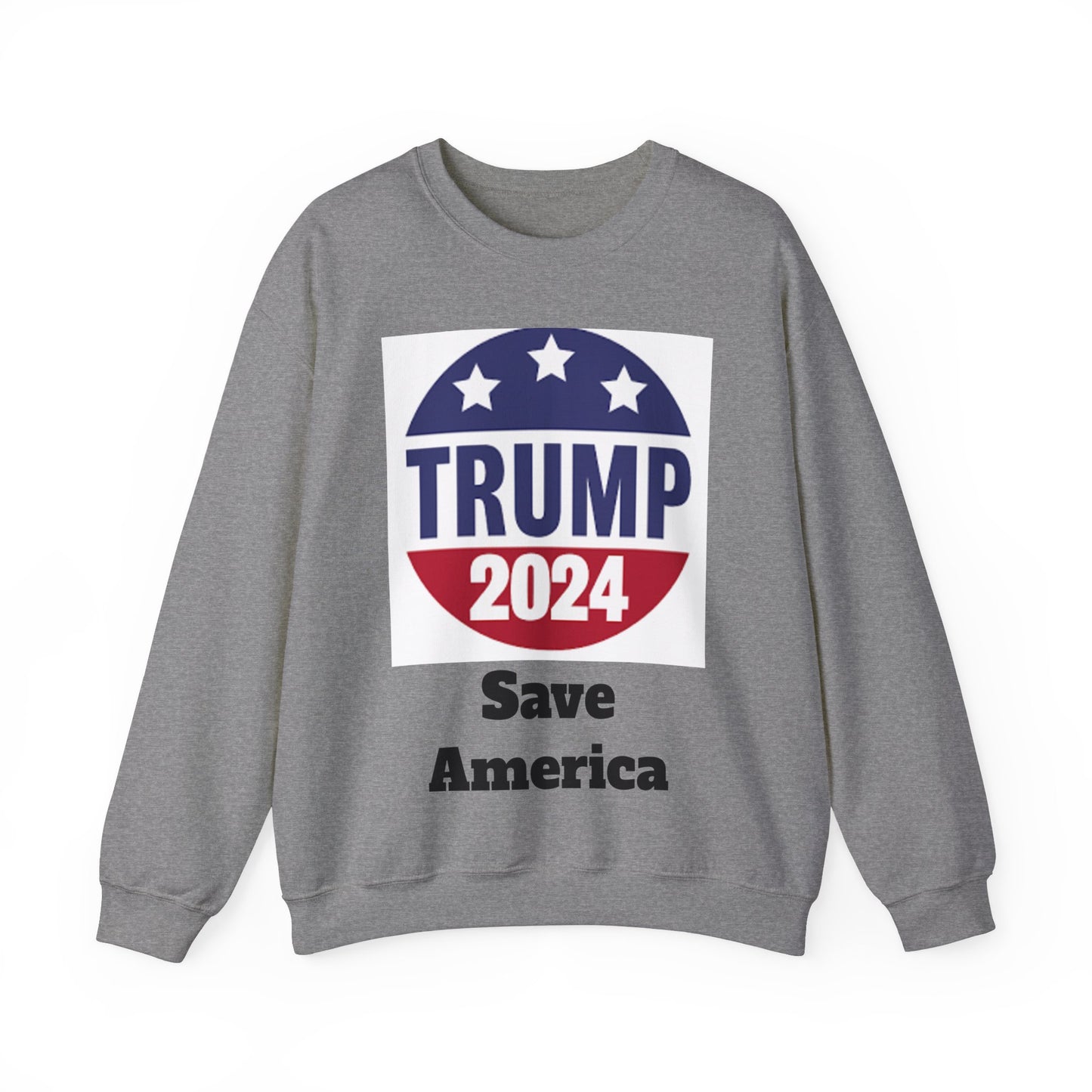 Sudadera con cuello redondo Trump 2024