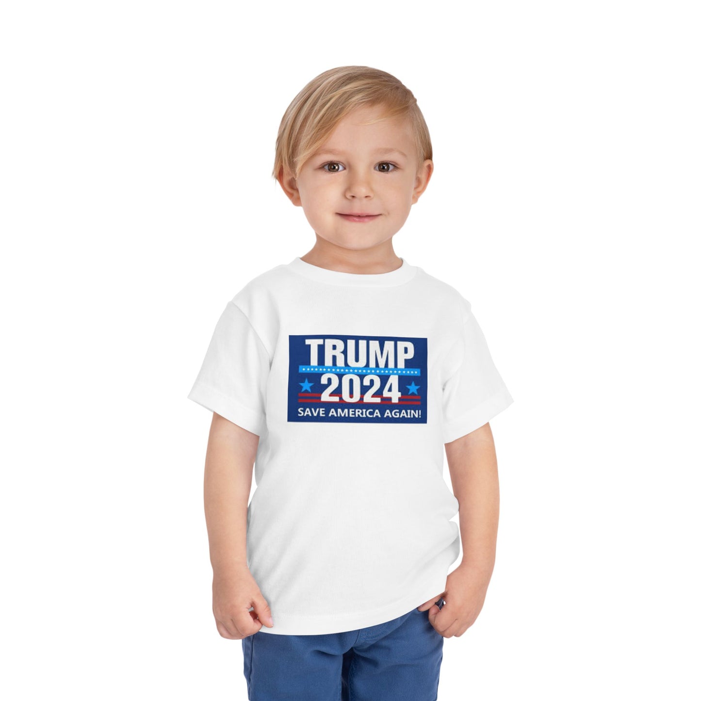 Trump 2024 Camiseta de manga corta para niños pequeños 