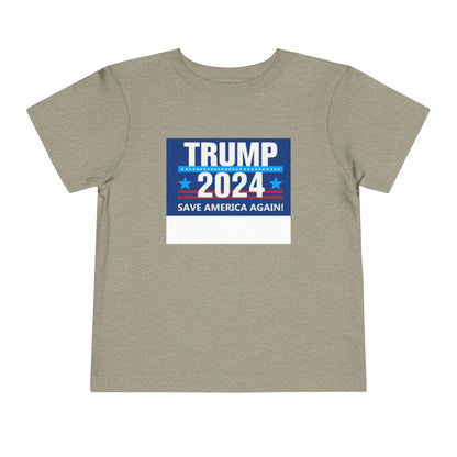 Trump 2024 Camiseta de manga corta para niños pequeños 